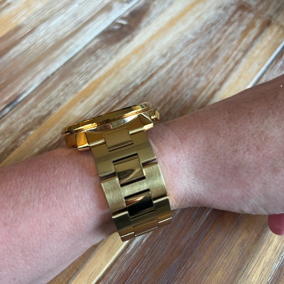 Movado Bold Gold Chronograph Watch - Picture 8 of 8